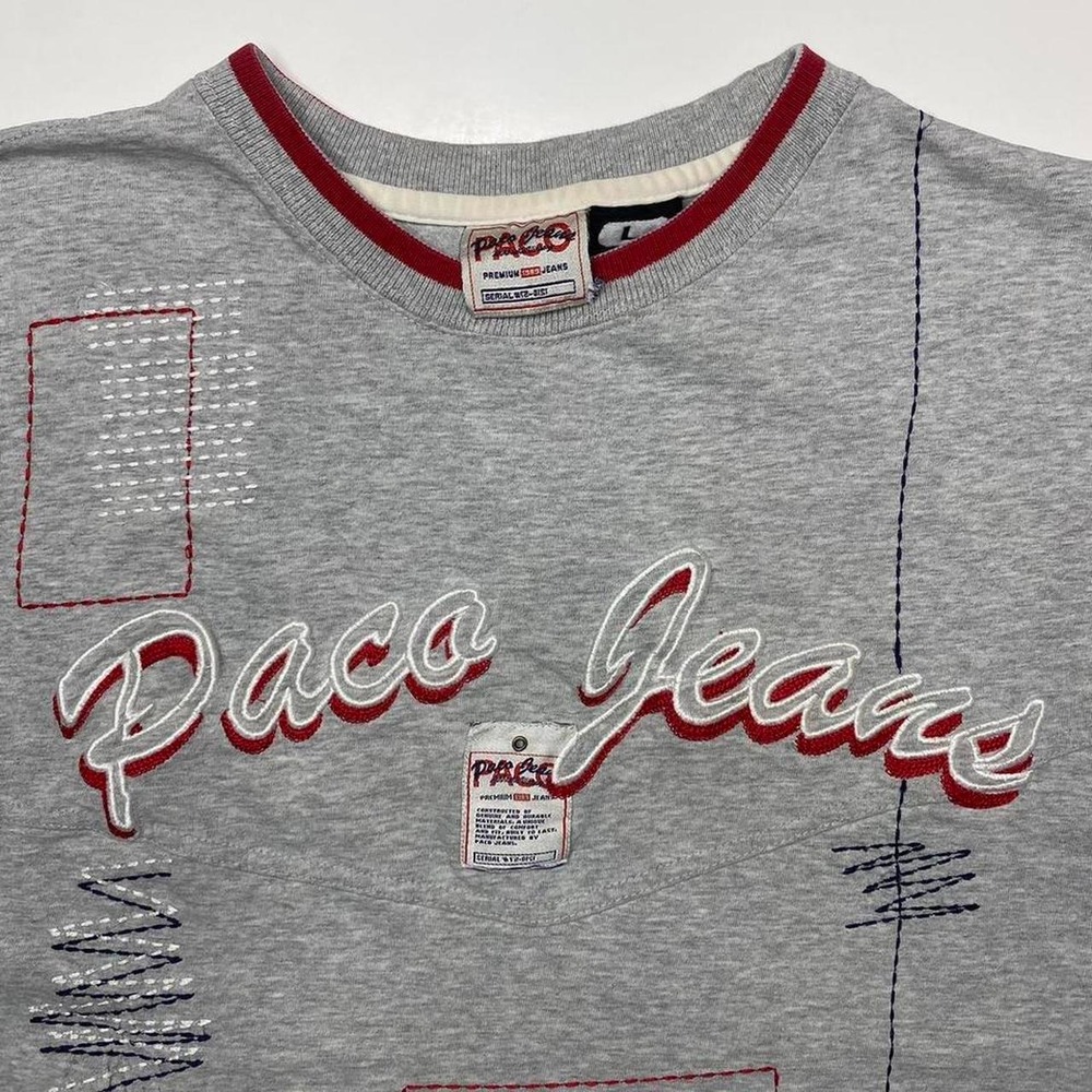 Vintage 90s Paco‎ Jeans embroidered rap shirt